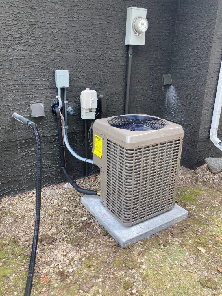 Residential AC installation-min Avria Mechanical Services - Residential & Commercial HVAC Services Across the Greater Edmonton Area
